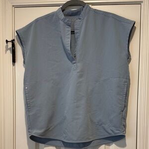 Figs Technical Collection Light Blue Top